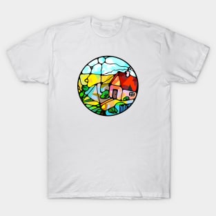 Abstract art landscape T-Shirt